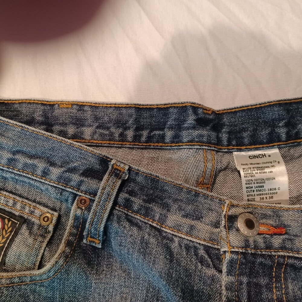 Cinch Jeans, Men's tall, 36x36 - Picture 2 of 4
